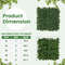 Artificial Gardenia Shrub Grass Panels Faux Topiary Hedge Wall For Privacy Fencing  Event Backdrops 5