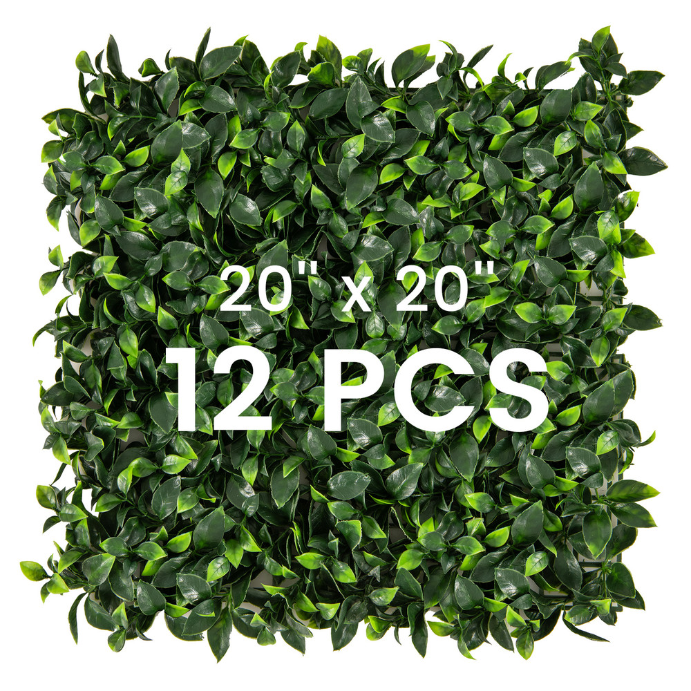 Artificial Gardenia Shrub Grass Panels Faux Topiary Hedge Wall For Privacy Fencing  Event Backdrops 7