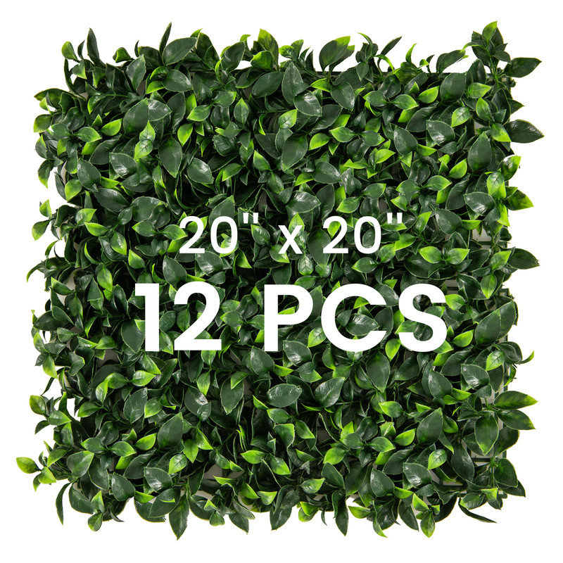 Artificial Gardenia Shrub Grass Panels Faux Topiary Hedge Wall For Privacy Fencing  Event Backdrops 7
