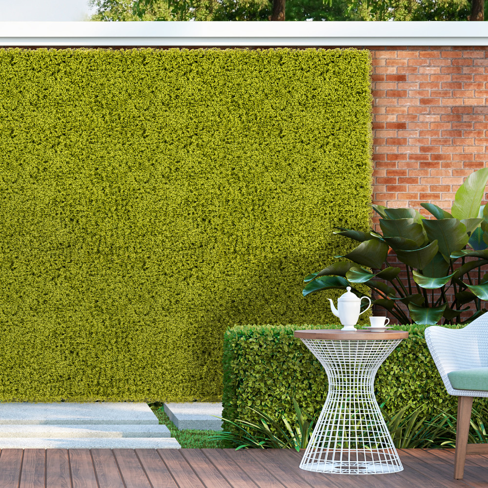 Faux Grass Wall Panels For Garden Yard Or Balcony Realistic Artificial Hedge For Outdoor Decor  Pri 1