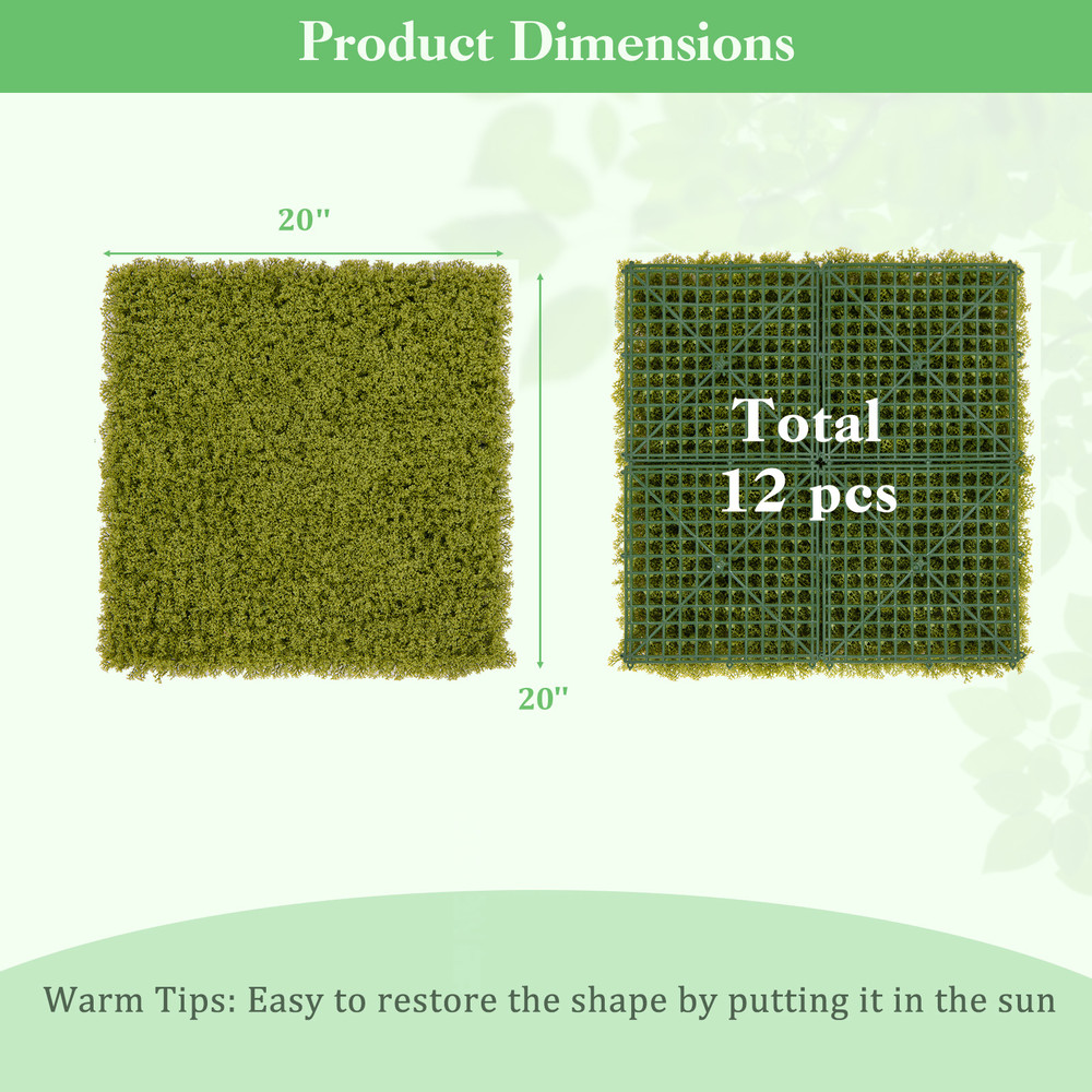 Faux Grass Wall Panels For Garden Yard Or Balcony Realistic Artificial Hedge For Outdoor Decor  Pri 5
