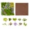 20" x 20" 3D Hanging Succulents – 10 Types Mixed Faux Plants for Balcony, Home & Office Decor
