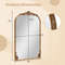 Elegant Arched Mirror For Wall Gold Traditional Vintage Ornate Baroque Mirror With Metal Frame For  7