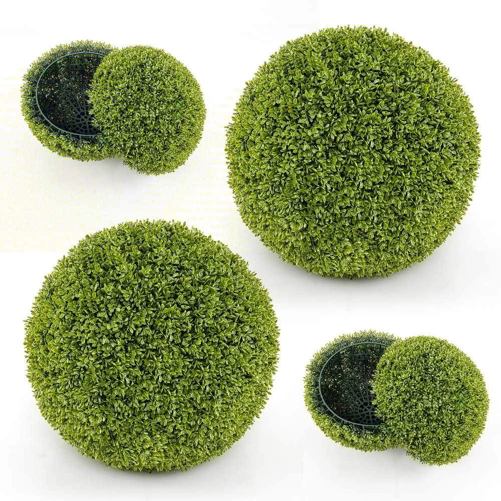 Set Of UVProtected Artificial Topiary Balls For Patio Garden Front Porch Backyard Outdoor Home Dec 6