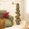 Artificial Topiary Spiral Trees With Vintage Nursery Pot UVResistant Faux Plant Decor For Porch Pat 3