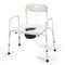 3in1 Bedside Commode Portable Toilet With Adjustable Height Heavy Duty Safety Frame  Raised Toilet  3