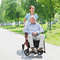 Folding Rollator Walker with 8 Inch Wheels and Seat Lightweight, Adjustable & Durable Mobility Aid