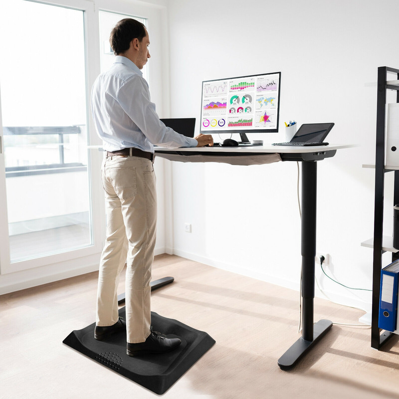 Ergonomic Portable AntiFatigue Mat With Diverse Terrain  Massage Points For Office  Home Standing D 2