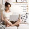 Rechargeable Neck Shoulder Massager With Heat Portable Shiatsu Deep Tissue Massager For Back Neck   2
