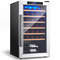 20 Inch Wine Refrigerator for 33 Bottles – Tempered Glass Door & Smart LED Control