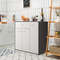 Buffet Sideboard Storage Cabinet with Spacious Table Top – Sturdy 3-Door Kitchen & Dining Organizer