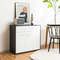 Buffet Sideboard Storage Cabinet with Spacious Table Top – Sturdy 3-Door Kitchen & Dining Organizer
