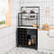 Modern Kitchen Bakers Rack With Freestanding Wine Rack Glass Holder Drawer Storage Shelves Ideal F 3