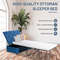 Multifunctional Folding Ottoman Sleeper Bed with Mattress, Guest Bed & Compact Sofa Bed for Office or Living Room
