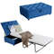 Multifunctional Folding Ottoman Sleeper Bed with Mattress, Guest Bed & Compact Sofa Bed for Office or Living Room