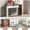 Modern Console Table With Drawer And Cabinet Farmhouse Entryway Table With Adjustable Shelf And Bot 4