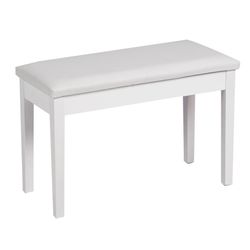 premium piano bench, solid wood & pu leather keyboard seat, built in storage, 360 lb capacity