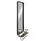 Wall Mounted Bathroom Mirror with Shelf & Hooks, Sturdy Metal Frame for Bedroom, Living Room, Entryway