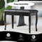 Premium PU Leather Piano Bench with Hidden Storage, Solid Wood Construction, Comfortable Padded Seat for Musicians & Te