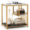 3-Tier Multi-Function Marble End Table with Storage Shelf – Stylish & Space-Saving Side Table for Living Room, Bedroom