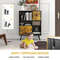 Industrial Buffet Sideboard Kitchen Cupboard with Cubbies & Drawers – Modern Storage Cabinet