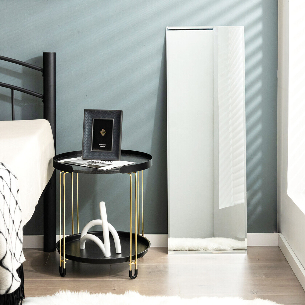 Frameless Full Length Mirror 43 X 15 Inch Wall Mounted Mirror For Home Salon  More 0