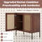 Modern Kitchen Sideboard With Rattan Doors And Adjustable Shelf Decorative Storage Cabinet For Dini 2
