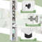 Space-Saving Freestanding Slim Bathroom Cabinet with Drawer, Adjustable Shelves & Wall-Mount Design