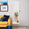 Door Mounted Lockable Mirrored Jewelry Cabinet with LED Lights – Space-Saving & Secure Storage