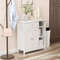 Bathroom Cabinet Floor Cabinet with Drawer & Open Compartments, Adjustable Shelf, Freestanding Storage Organizer