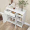 Bathroom Cabinet Floor Cabinet with Drawer & Open Compartments, Adjustable Shelf, Freestanding Storage Organizer