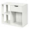 Modern Cube Bookcase Wooden Storage Shelf With PullOut Drawer For Living Room Bedroom Or Office Org 7
