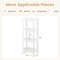 Detachable Slim Storage Cart With Drainage Holes Narrow Organizer For Small Spaces Bathroom Kitchen 6