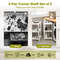 Compact Corner Shower Shelf With Drainage Holes Detachable Bathroom  Kitchen Floor Storage Organize 5