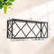 Wall Mounted Wine Rack for 39 Bottles & 12 Glasses, Space Saving Storage with Anti Fall Design for Kitchen, Dining Room