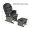 Premium Wood Baby Glider And Ottoman Cushion Set For Nursing Mothers Ergonomic Rocking Chair With P 7