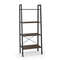 Modern Bookshelf With Metal Frame And Adjustable Foot Pads Industrial Storage Shelf For Home Office 0
