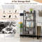 Modern Bookshelf With Metal Frame And Adjustable Foot Pads Industrial Storage Shelf For Home Office 3