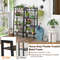 Modern Bookshelf With Metal Frame And Adjustable Foot Pads Industrial Storage Shelf For Home Office 5