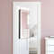42.5 Inches Lockable Jewelry Mirror Wall Cabinet with 3-Color LED Lights – Vanity & Storage Armoire