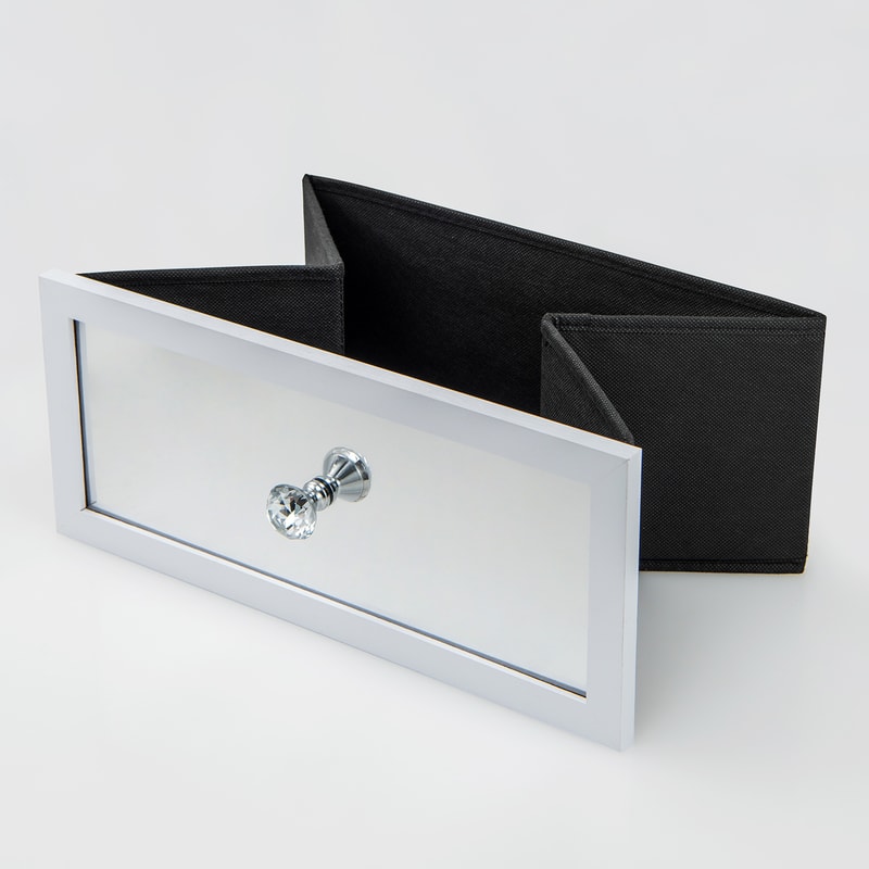 Lockable 360° Swivel Jewelry Cabinet with Full-Length Mirror & LED Lights – Large Vanity Storage Organizer