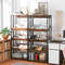 Modern Bookshelf With Adjustable  Reversible Shelves HeavyDuty Metal Bookcase For Home Office  Deco 3