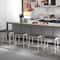 Bar Stools With Padded Seat Cushions And Solid Wood Legs Backless Counter Height Chairs For Kitchen 3