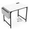 Modern Home Office Desk With USB Charging Station Storage Bag  Headphone Hook Minimalist Study Tabl 0