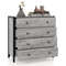 4Drawer Dresser Rustic Wooden Chest Of Drawers For Bedroom Living Room  Nursery 7