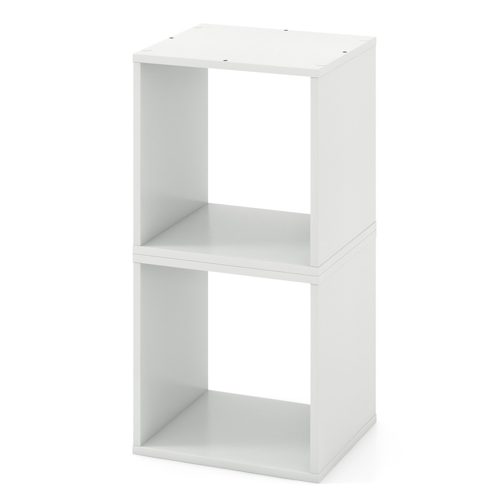 Cube Storage Organizer Set Of 2 Modular Shelves For Living Room Bedroom  Study 6