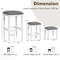 Versatile Saddle Stool Set 3 Adjustable Heights Footrests  Cushioned Seats For Kitchen  Bar 6