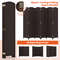 HandWoven Panel Room Divider Tall Folding Privacy Screen With Solid Wood Frame No Assembly Needed 4