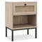 Rattan Nightstand Boho End Table With Drawer And Shelf Small Bedside Table With Open Storage For Mo 7