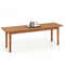 Solid Wood Dining Bench & Entryway Bench with Rubber Wood Legs – Rustic, Multifunctional, and Sturdy